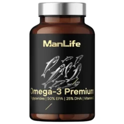 ManLife Omega-3 Premium, kapsułki miękkie, 90 szt.