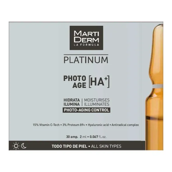 MartiDerm Platinum, Photo Age HA+, serum, ampułki, 30 x 2 ml