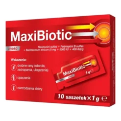 Maxibiotic, maść, 1 g, 10 saszetek