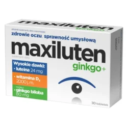 Maxiluten ginkgo+, tabletki, 30 szt.