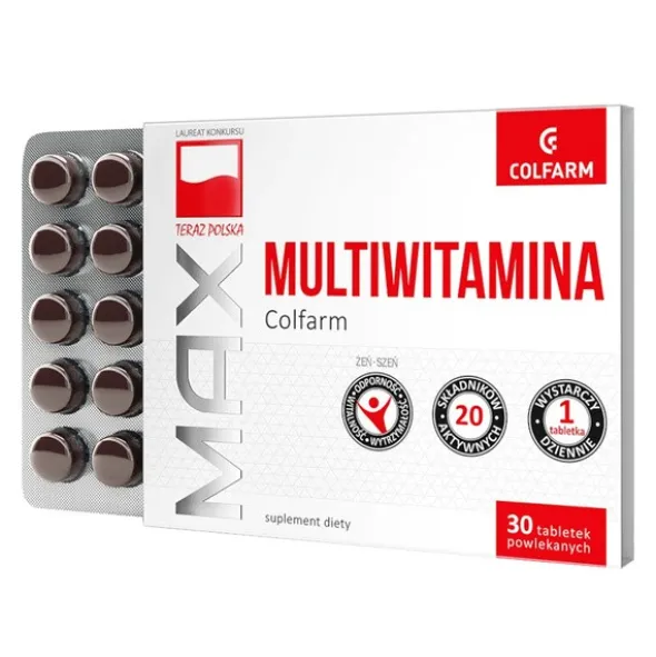 Max Multiwitamina Colfarm, tabletki, 30 szt.