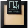 Maybelline Fit Me Matte + Poreless, puder matujący do twarzy w kompakcie, 115 Ivory, 9 g