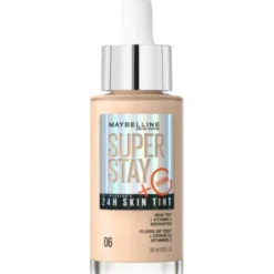 Maybelline, Super Stay 24h Skin Tint, podkład rozświetlający z witaminą C, 06, 30 ml