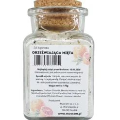 Mayram, sól do kąpieli, Orzeźwiająca Mięta, 170 g