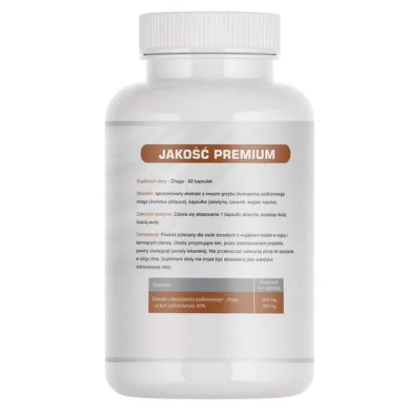 Medfuture Chaga, ekstrakt 500 mg, kapsułki, 60 szt.