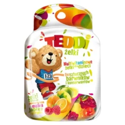 Medifar Teddi, żelki multiwitaminowe, smak wieloowocowy, 60 szt.