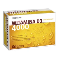MEDiFAR Witamina D3 4000, kapsułki miękkie, 60 szt.