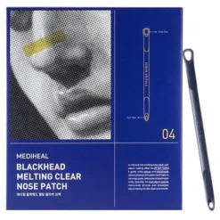 Mediheal Blackhead Melting Clear Nose Patch, zestaw do oczyszczania porów skóry nosa, 4 x 3 ml + 4 x 3 ml