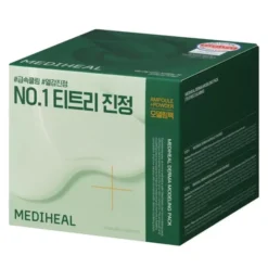 Mediheal Derma Modeling Pack [Teatree Calming], oczyszczająca maska algowa do twarzy z serum, 1 opakowanie