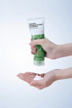 Mediheal Teatree Trouble Calming Cleanser, nawilżająco-kojąca żel-pianka do mycia twarzy z olejkiem z drzewa herbacianego, 120 ml