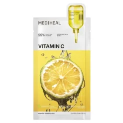 Mediheal Vitamin C Essential Mask, rozjaśniająco-nawilżająca maska w płachcie z witaminą C, 24 ml