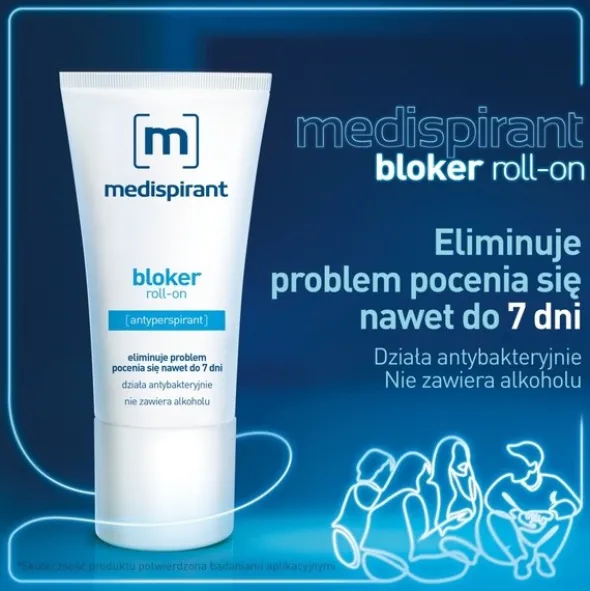 Medispirant, antyperspirant, roll-on, 50 ml