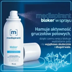 Medispirant, bloker w sprayu, 75 ml