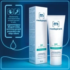Medispirant, żel do stóp i dłoni antyperspirant, 50 ml