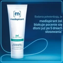 Medispirant, żel do stóp i dłoni antyperspirant, 50 ml