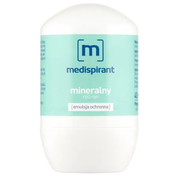Medispirant, mineralny roll-on, emulsja ochronna, 40 ml