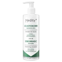 Medity+ Łojotokowe Zapalenie Skóry, emulsja do mycia twarzy i skóry głowy, 200 ml