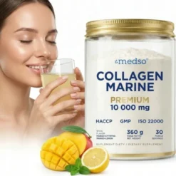 Medso Collagen Marine Premium 10 000 mg, proszek, smak mango-cytryna, 360 g