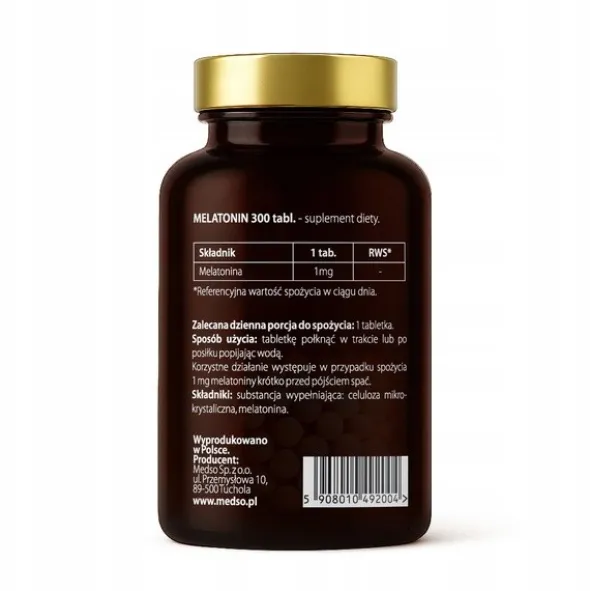 Medso Melatonin, tabletki, 300 szt.