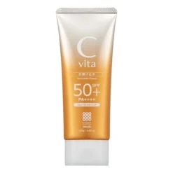 Meishoku C Vita Sunscreen Cream SPF50+, krem przeciwsłoneczny o aksamitnej, lekkiej konsystencji, 50 g