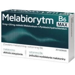 Melabiorytm B6 Max, 6 mg + 20 mg, tabletki, 30 szt.