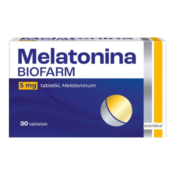 Melatonina Biofarm, 5 mg, tabletki, 30 szt.