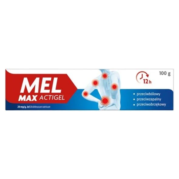 Mel Max Actigel, 20 mg/g, żel, 100 g