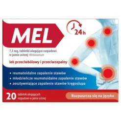 Mel, 7,5 mg, tabletki ulegające rozpadowi w jamie ustnej, 20 szt.