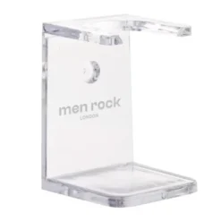 Men Rock, przezroczysty stojak na pędzel do golenia, 1 szt.