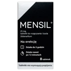 Mensil, 25mg, tabletki do rozgryzania, żucia, 8 szt.