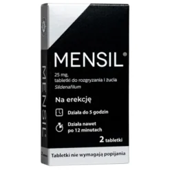 Mensil, 25 mg, tabletki do rozgryzania, żucia, 2 szt.