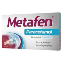 Metafen Paracetamol, 500 mg, tabletki, 20 szt.