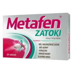 Metafen Zatoki, 200mg+30mg, tabletki powlekane, 20 szt.