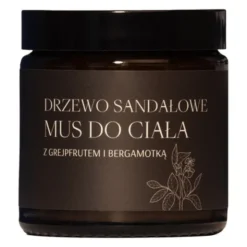 Mglife Natural Cosmetics, Drzewo Sandałowe mus do ciała z grejpfrutem i bergamotką, 120 ml