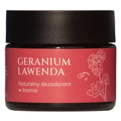 Mglife Natural Cosmetics Geranium Lawenda, naturalny dezodorant w kremie, 50 ml