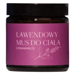 Mglife Natural Cosmetics, Lawendowy mus do ciała z pomarańczą, 120 ml