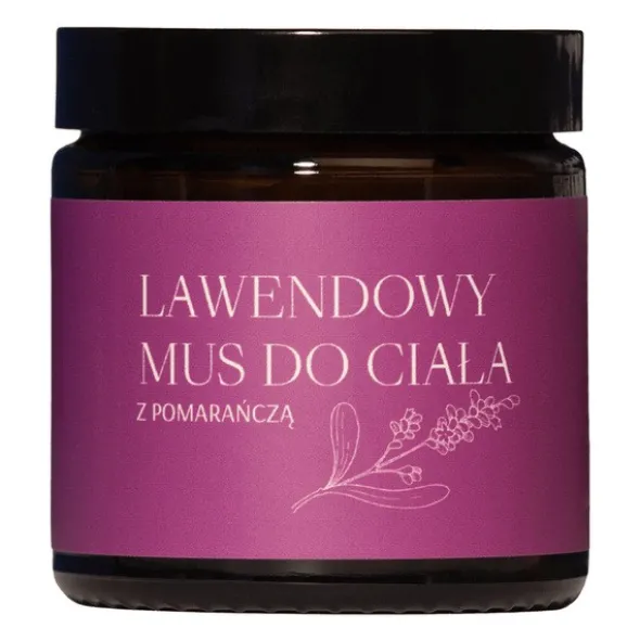 Mglife Natural Cosmetics, Lawendowy mus do ciała z pomarańczą, 120 ml