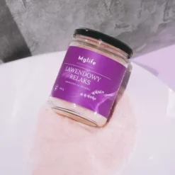 Mglife Natural Cosmetics Lawendowy relaks, magnezowa sól do kąpieli, 540 g