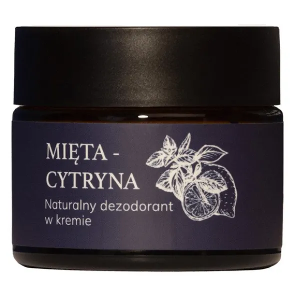 Mglife Natural Cosmetics Mięta-cytryna, naturalny dezodorant w kremie, 50 ml