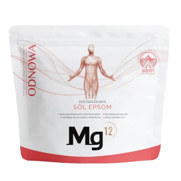 Mg12 Odnowa, sól Epsom, 4 kg
