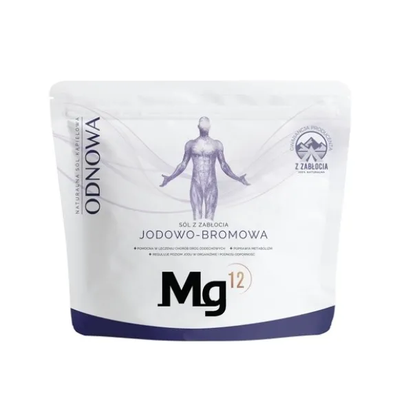 Mg12 Odnowa, sól jodowo-bromowa do kąpieli z Zabłocia, 4 kg