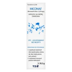 Miconal, 3,29 mg/g, aerozol na skórę, 39,5 g