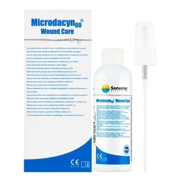 Microdacyn60 Wound Care, roztwór do płukania i dezynfekcji ran, spray, 100 ml