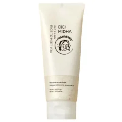 Midha Rice Bran Scrub Foam, pianka oczyszczająca z otrębami ryżu, 150 ml