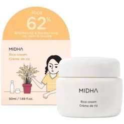 Midha Rice Cream, krem odżywczo-nawilżający z kompleksem ryżowym, 50 ml