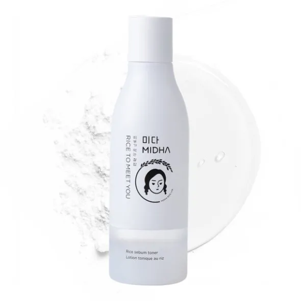 Midha Rice Sebum Toner, tonik do twarzy z ryżem, 200 ml