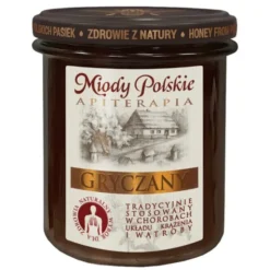 Miody Polskie, miód nektarowy gryczany, 400 g