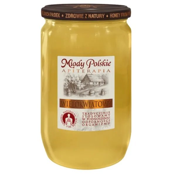 Miody Polskie, miód wielokwiatowy, 950 g