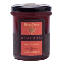 Miody Polskie Sok & Miód Dzika Róża, 250 g