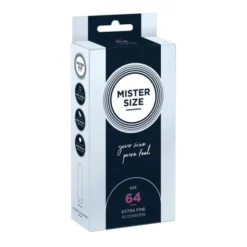 Mister Size, prezerwatywy, 64 mm, 10 szt.